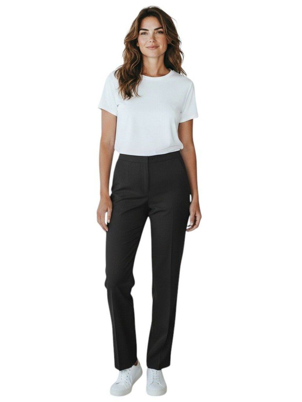 Calvin Klein Suit Dress Pants Straight Leg Chocolate Brown Office Career Size 4